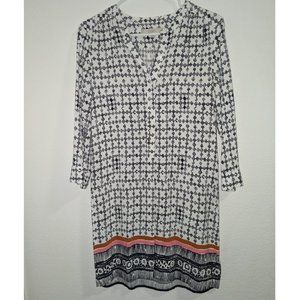 LOFT Long Sleeve Shift Dress Sz SP EUC